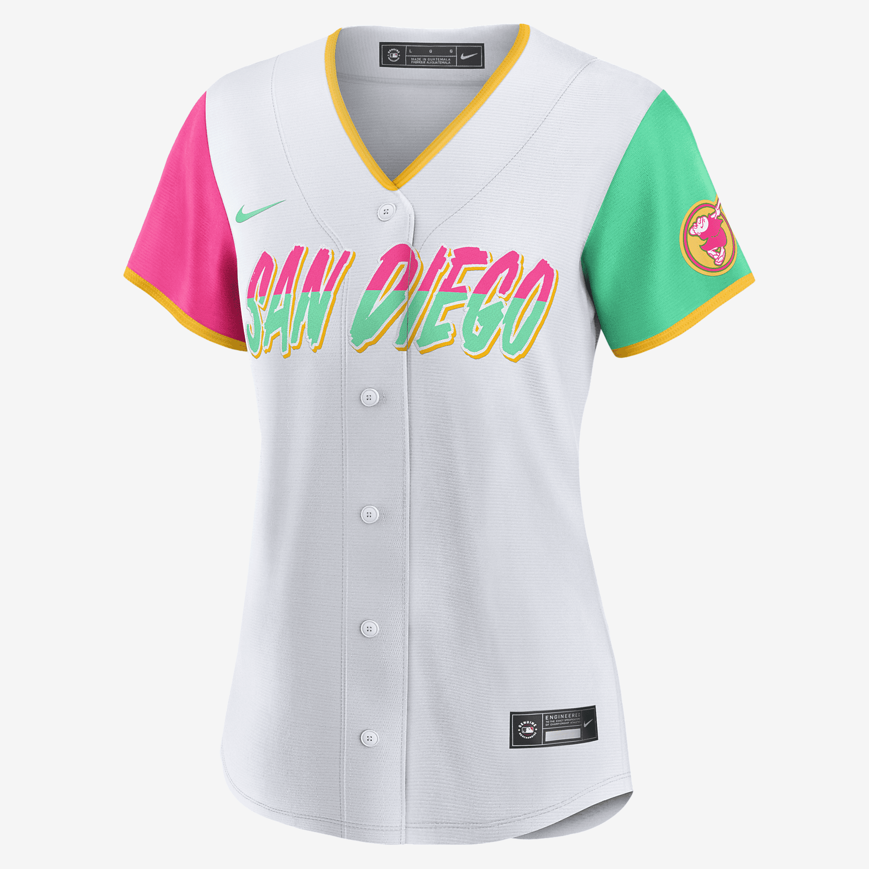 MLB San Diego Padres City Connect (Fernando Tatis Jr.) Women's Replica Baseball Jersey - White