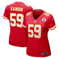 Women s Nike Joshua Kaindoh Red Kansas City Chiefs Game Jersey