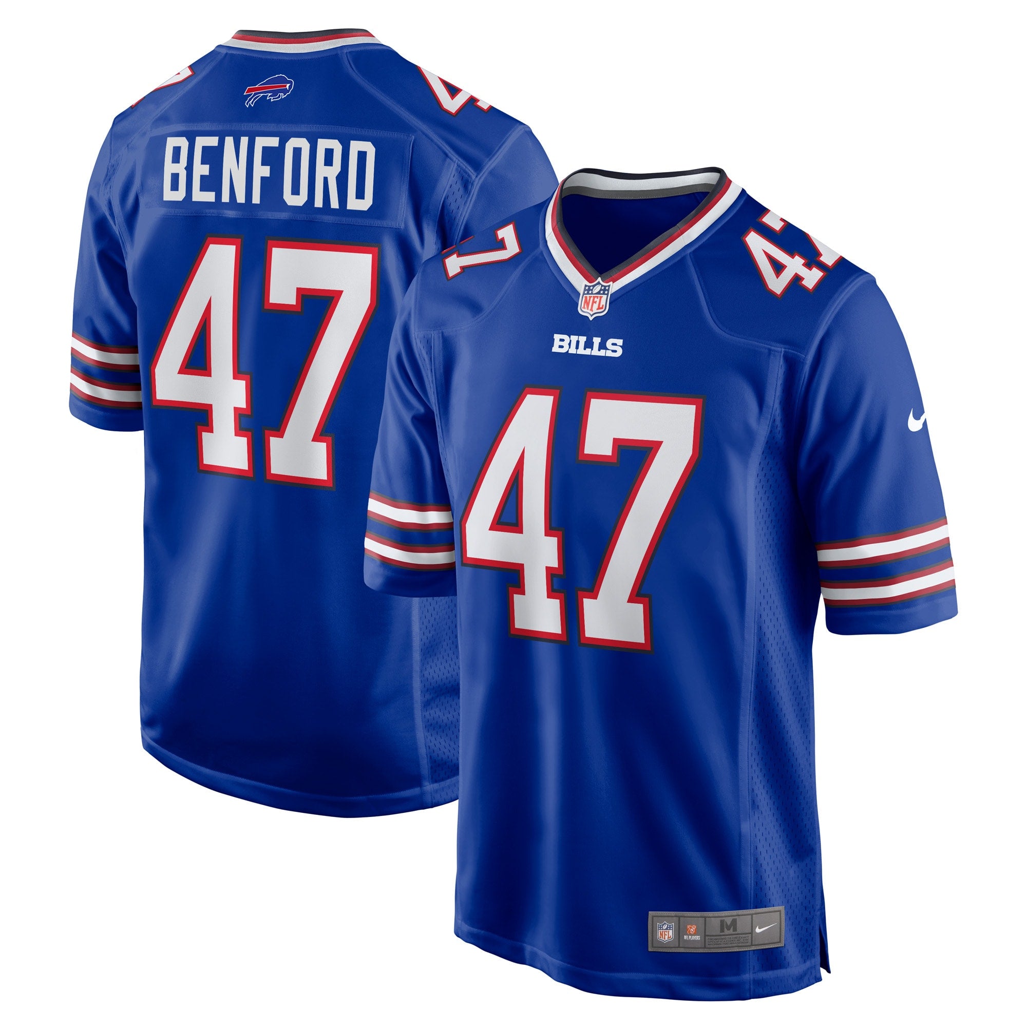 Christian Benford Buffalo Bills Nike Game Jersey   Royal