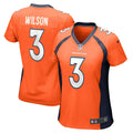 Women s Nike  Russell Wilson  Orange Denver Broncos Game Jersey