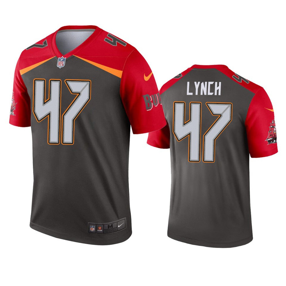 Men s Tampa Bay Buccaneers John Lynch Legend Jersey   Pewter