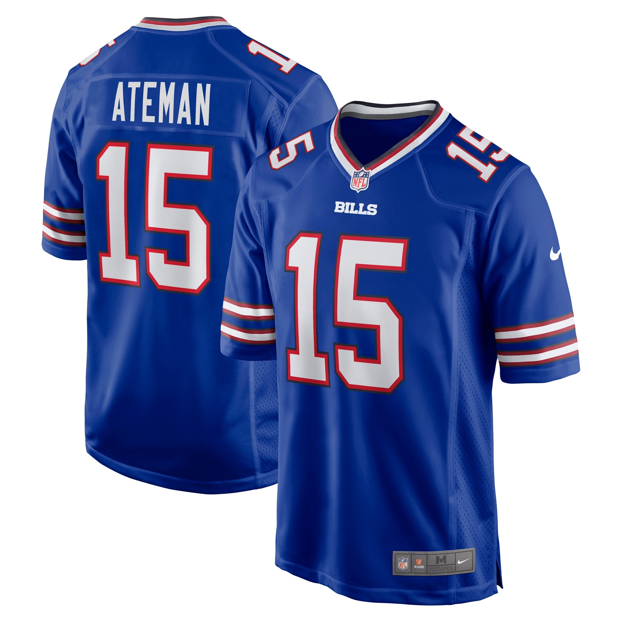 Marcell Ateman Buffalo Bills Nike Team Game Jersey   Royal