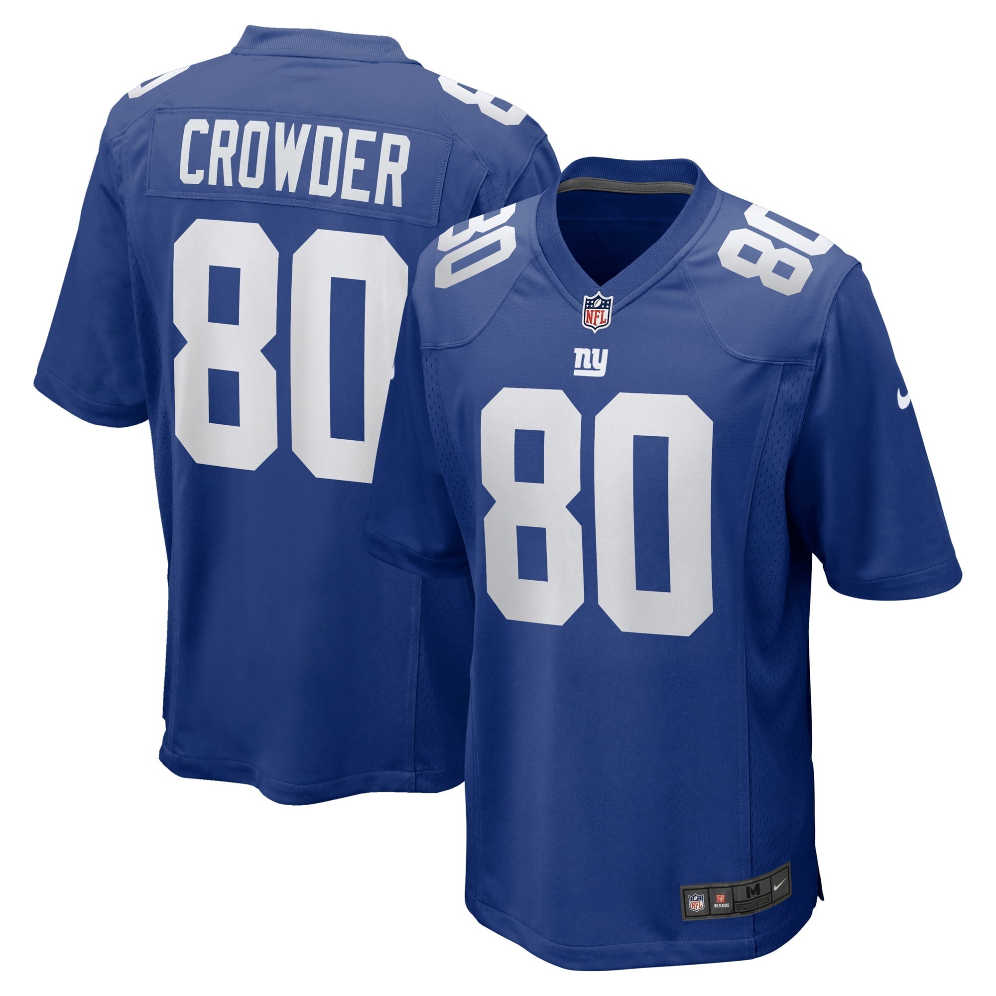 Men s Nike Jamison Crowder Royal New York Giants Game Jersey