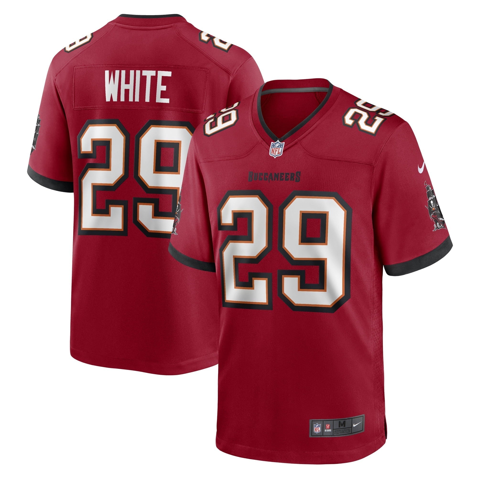 Men s Nike Rachaad White Red Tampa Bay Buccaneers Game Player Jersey