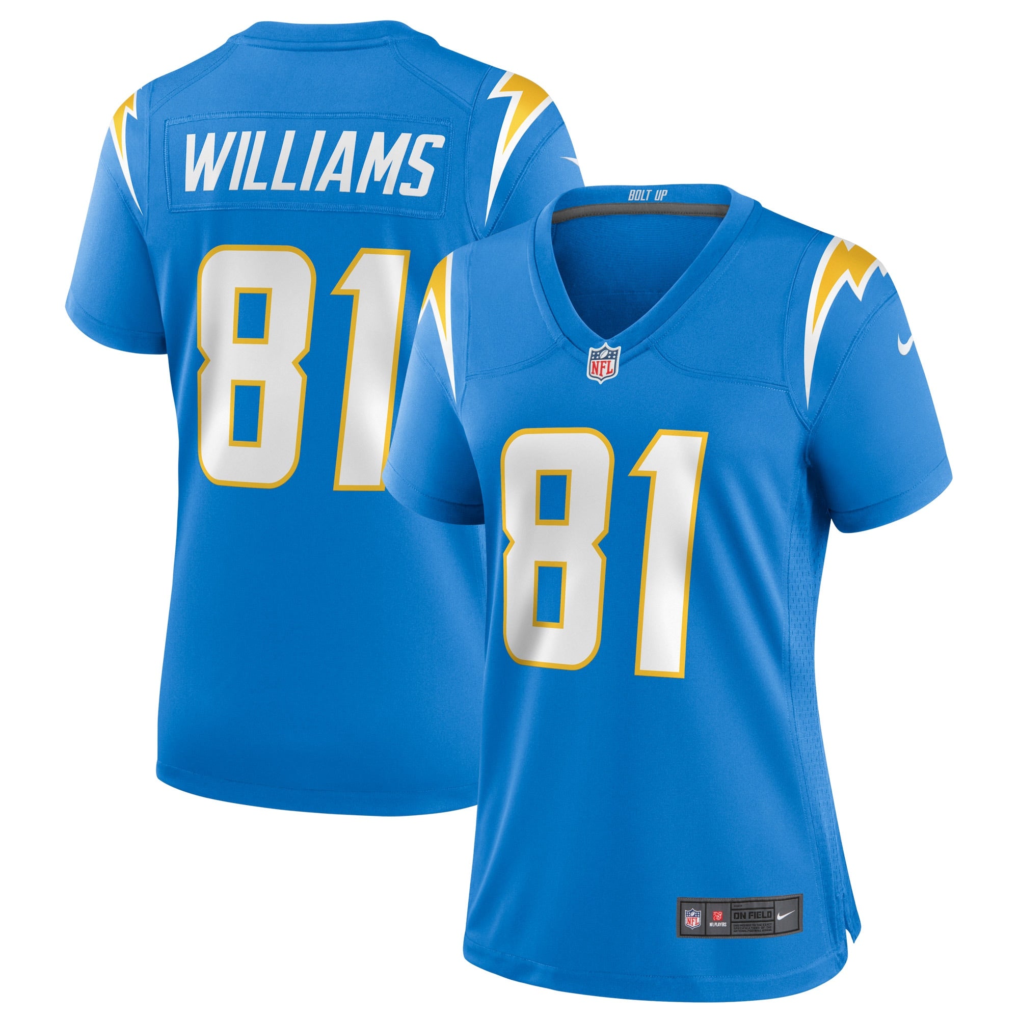 Mike Williams Los Angeles Chargers Nike Women s Game Jersey   Powder Blue