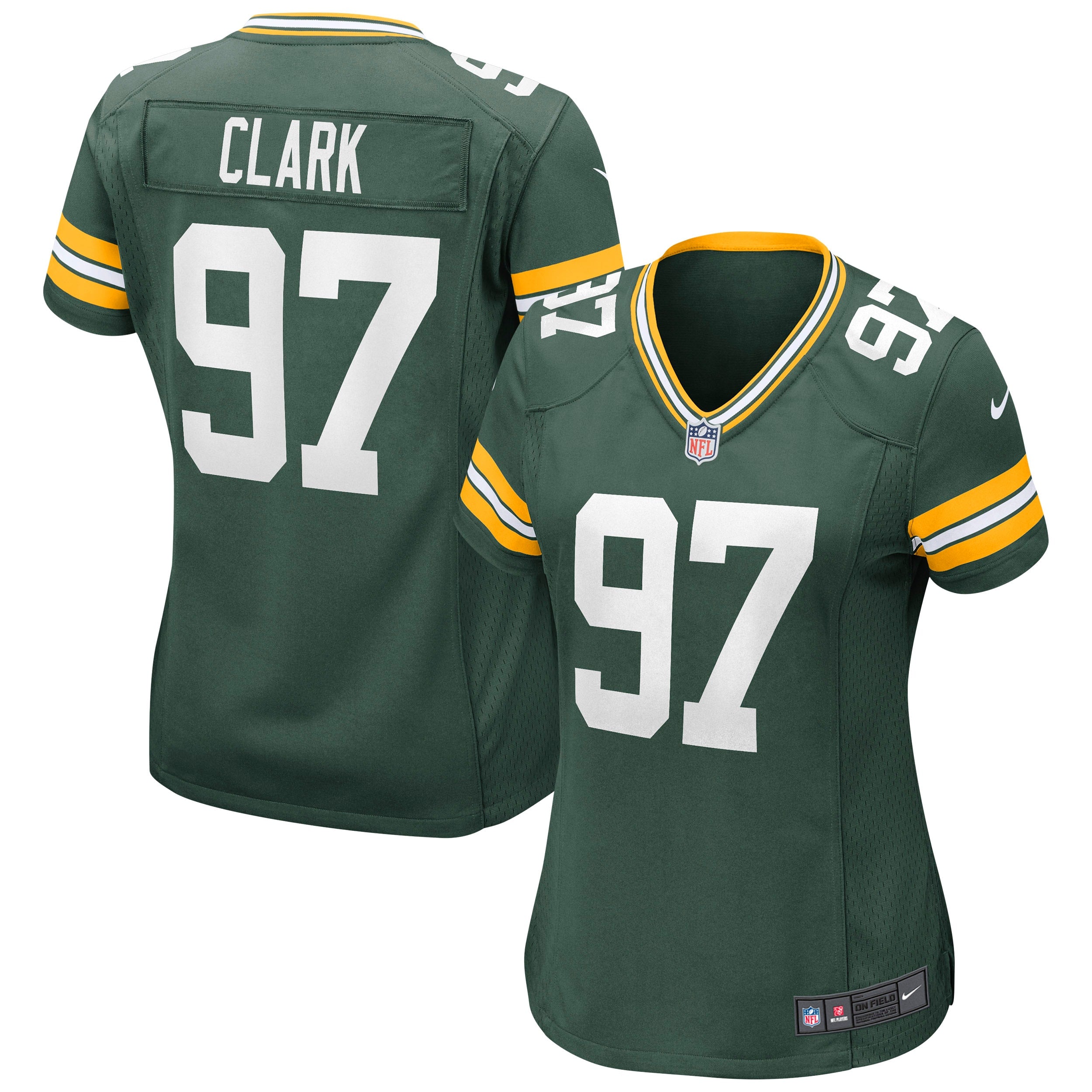Kenny Clark Green Bay Packers Nike Women s Game Jersey   Green