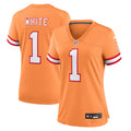 Rachaad White Tampa Bay Buccaneers Nike Women s Throwback Game Jersey   Orange