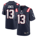Men s Nike Jack Jones Navy New England Patriots Game Player Jersey