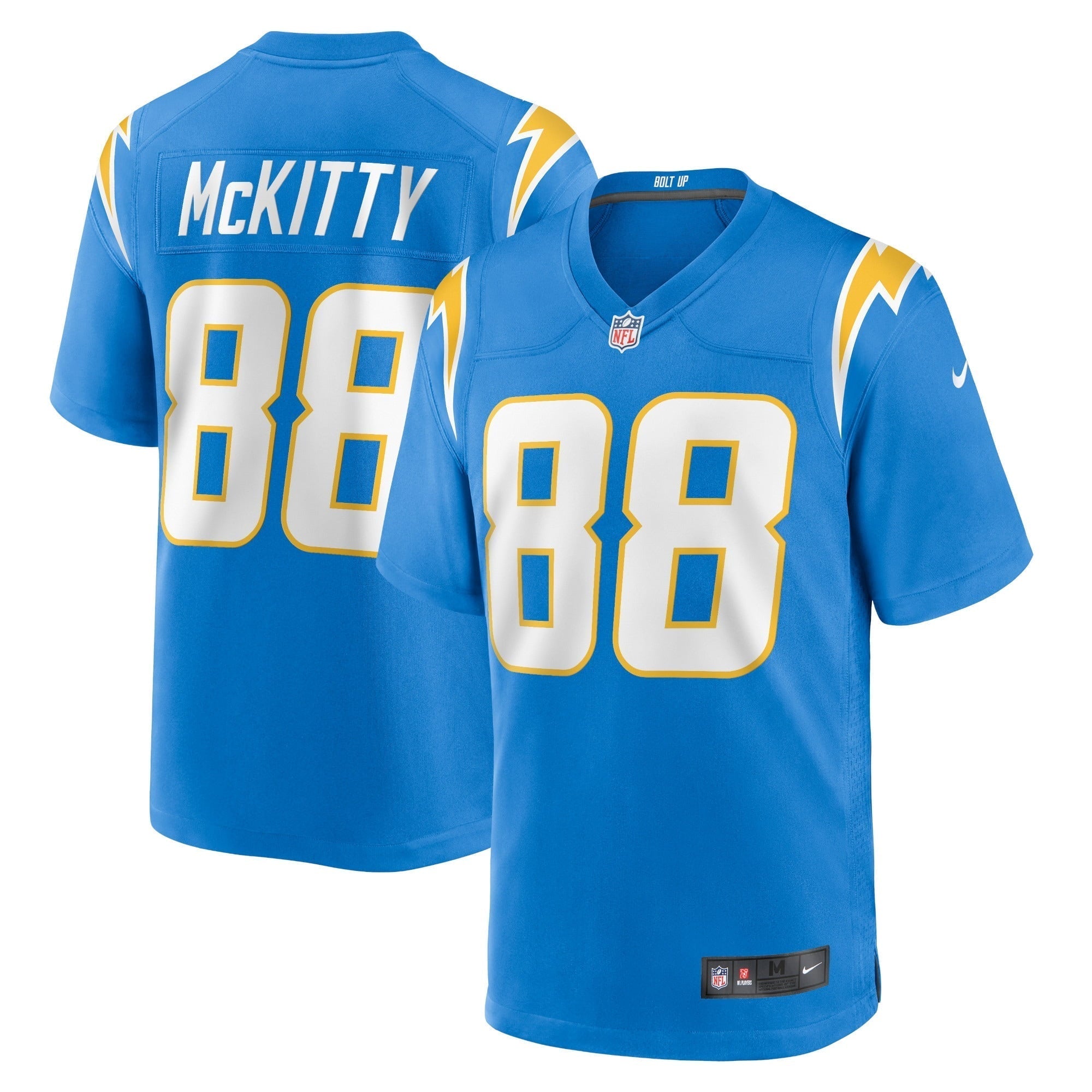 Men s Nike Tre McKitty Powder Blue Los Angeles Chargers Game Jersey