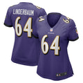 Tyler Linderbaum Baltimore Ravens Nike Women s Player Game Jersey   Purple