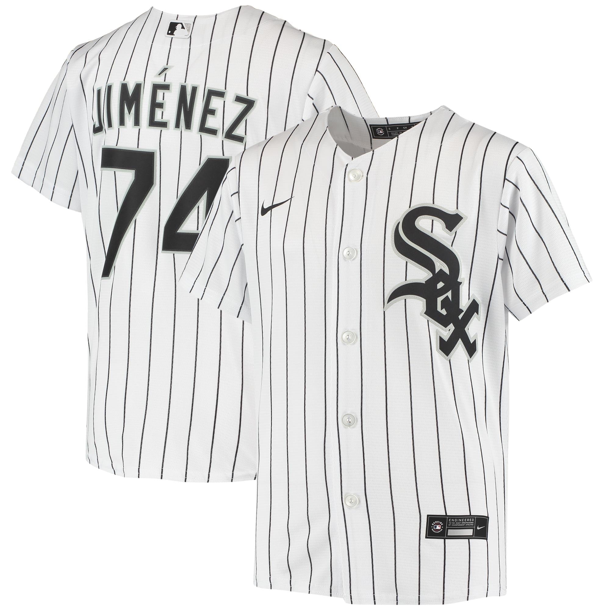 Youth Nike Eloy Jimenez White Chicago White Sox Alternate Replica Player Jersey