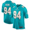 Men s Nike Christian Wilkins Aqua Miami Dolphins Game Jersey