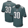 Men s Nike Justin Evans Midnight Green Philadelphia Eagles Game Player Jersey