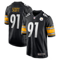 Delontae Scott Pittsburgh Steelers Nike Game Player Jersey   Black