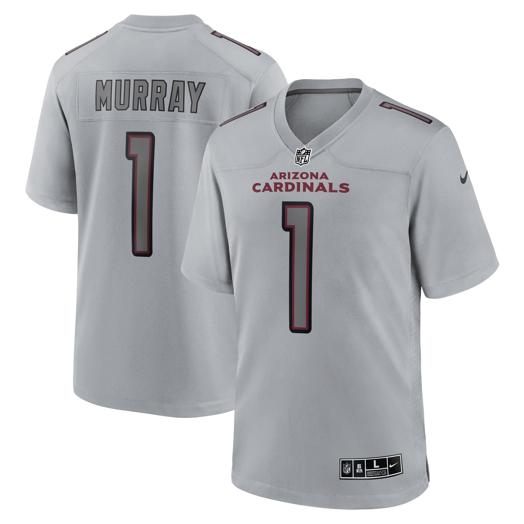 Men s Nike Kyler Murray Gray Arizona Cardinals Atmosphere Fashion Game Jersey