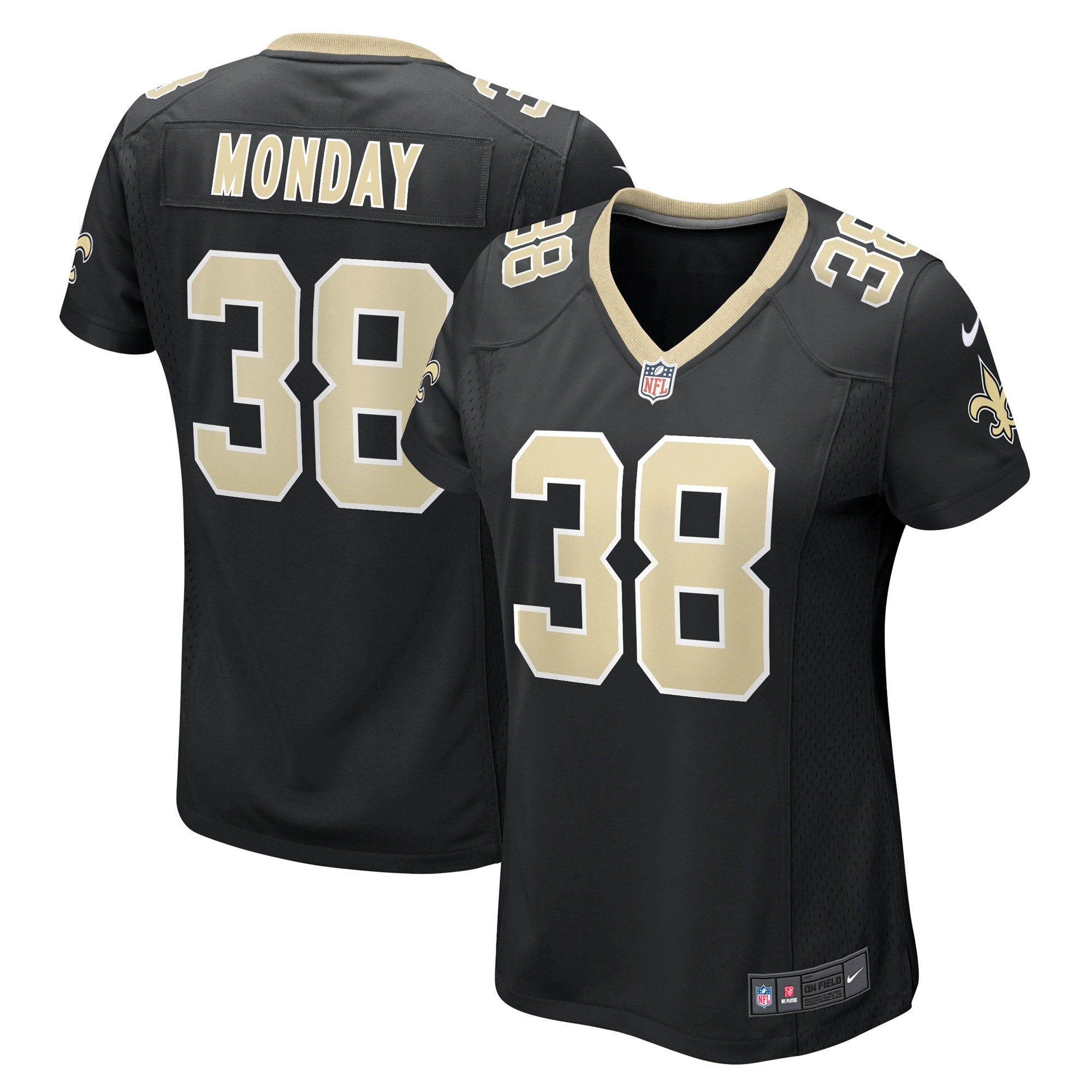Smoke Monday New Orleans Saints Nike Women s Game Player Jersey   Black