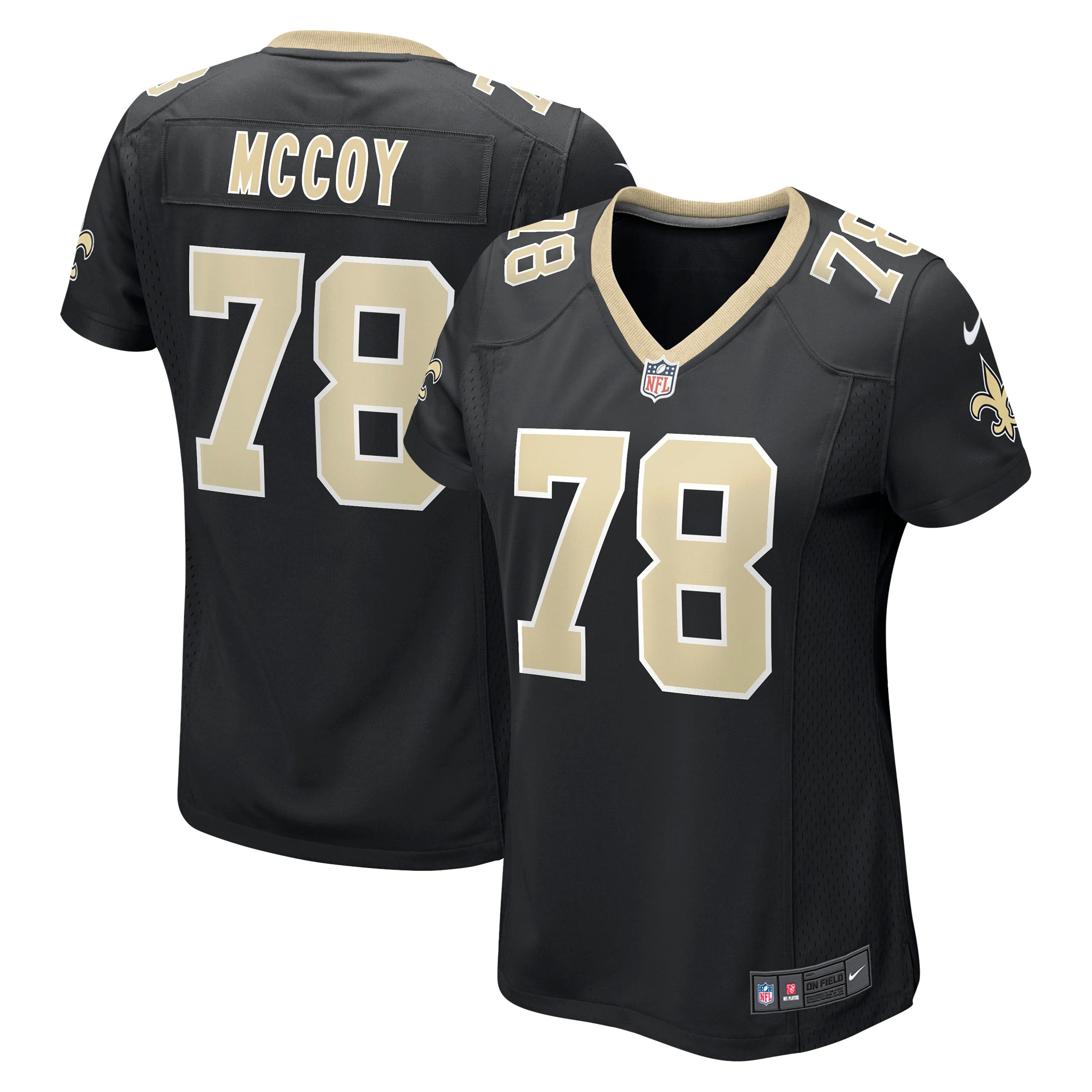 Erik Mccoy New Orleans Saints Nike Women s Game Jersey   Black