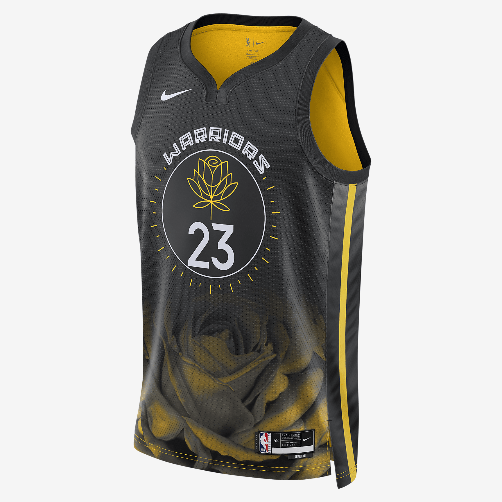 Golden State Warriors City Edition Nike Dri-FIT NBA Swingman Jersey - Black
