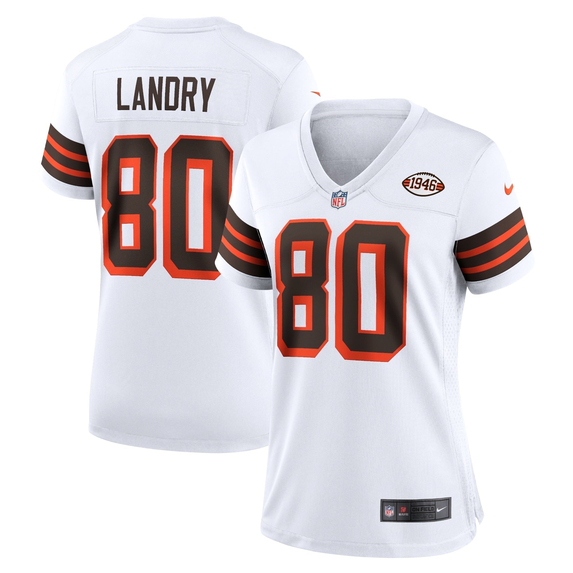 Women s Nike Jarvis Landry White Cleveland Browns 1946 Collection Alternate Game Jersey