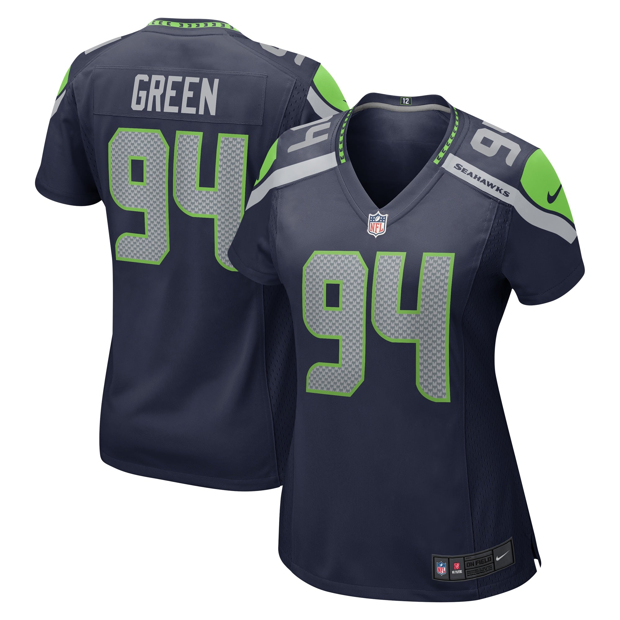 Rasheem Green Seattle Seahawks Nike Women s Game Jersey College Navy