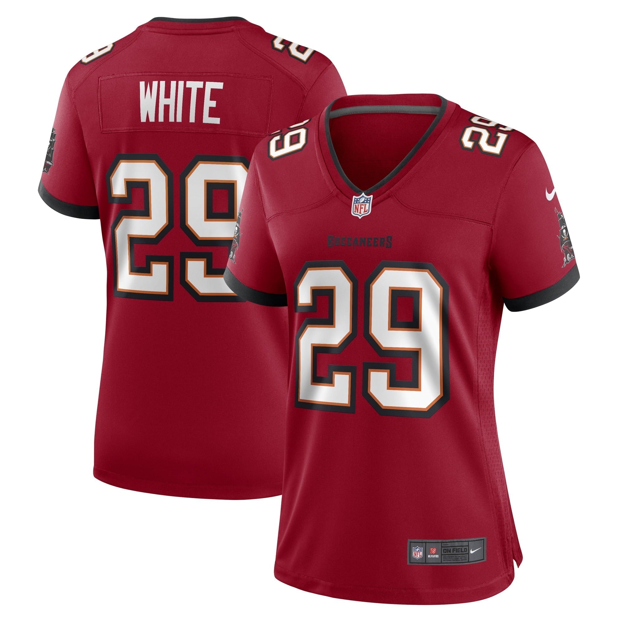 Women s Nike Rachaad White Red Tampa Bay Buccaneers Game Player Jersey