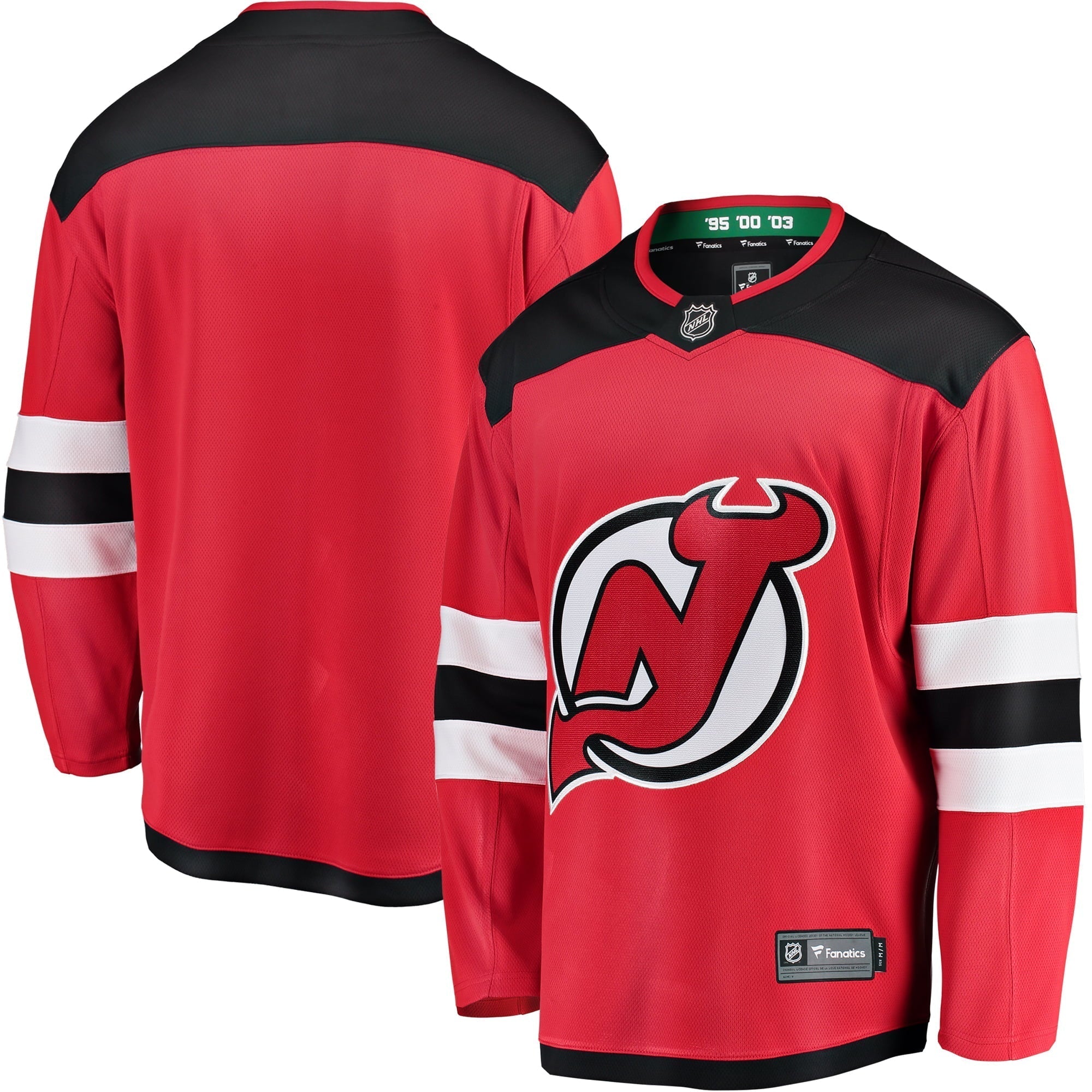 Men's Fanatics Branded Red New Jersey Devils Breakaway Home Jersey