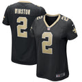 Women s New Orleans Saints Jameis Winston Game Jersey   Black