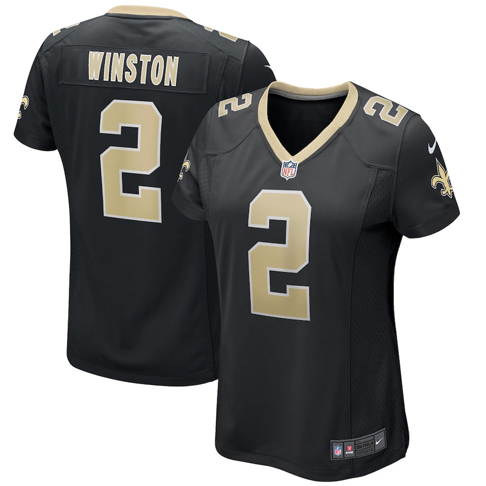 Women s New Orleans Saints Jameis Winston Game Jersey   Black