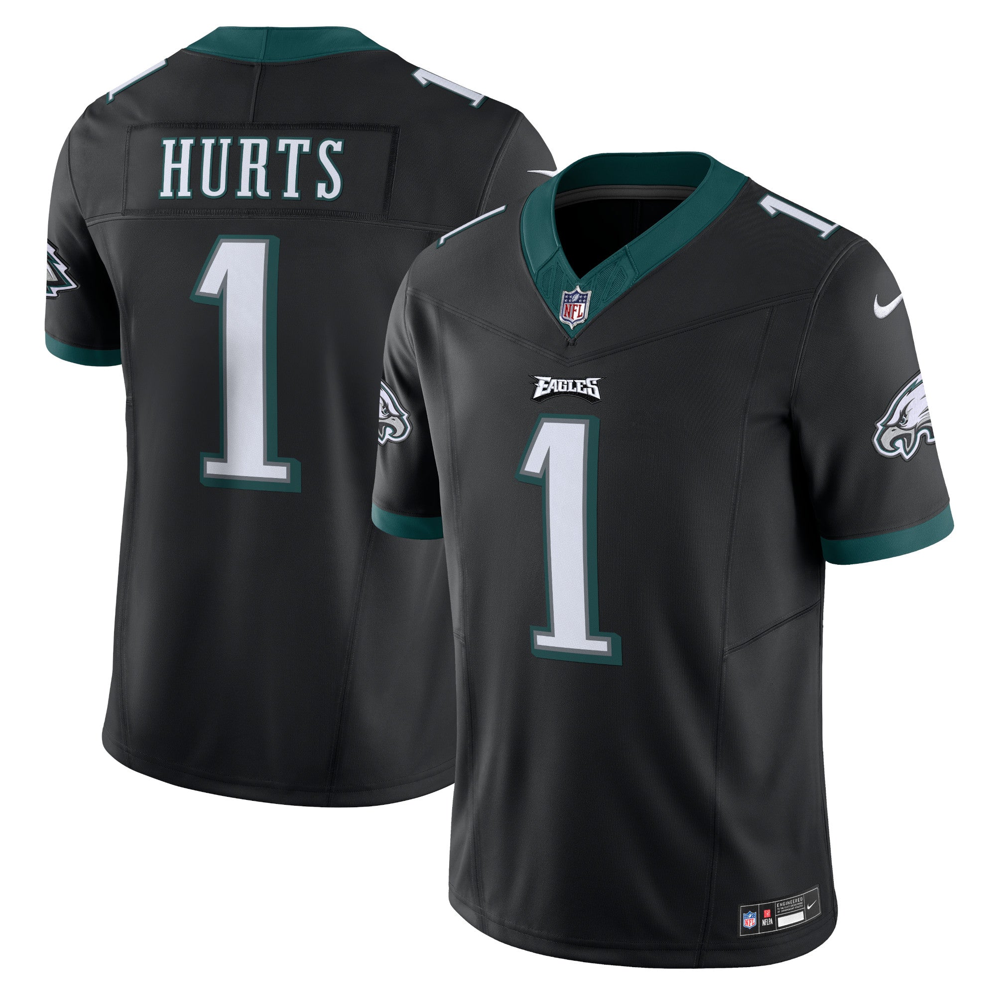 Jalen Hurts Philadelphia Eagles Nike Vapor F.U.S.E. Limited Jersey   Black