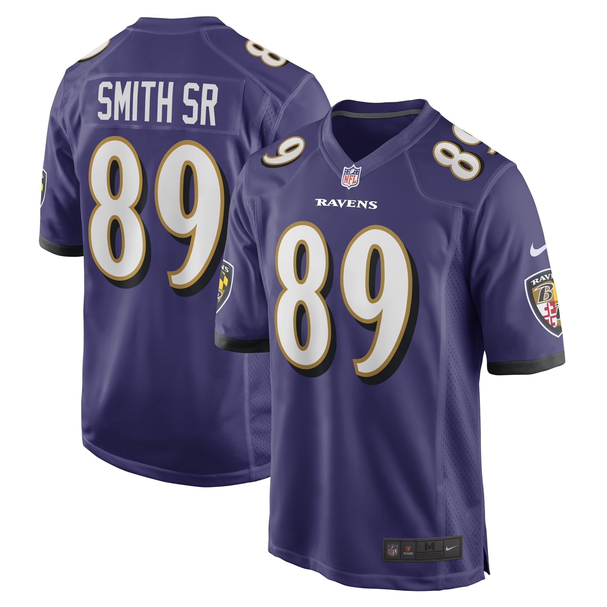 Men s Nike Steve Smith Sr. Purple Baltimore Ravens Retired Player Game Jersey