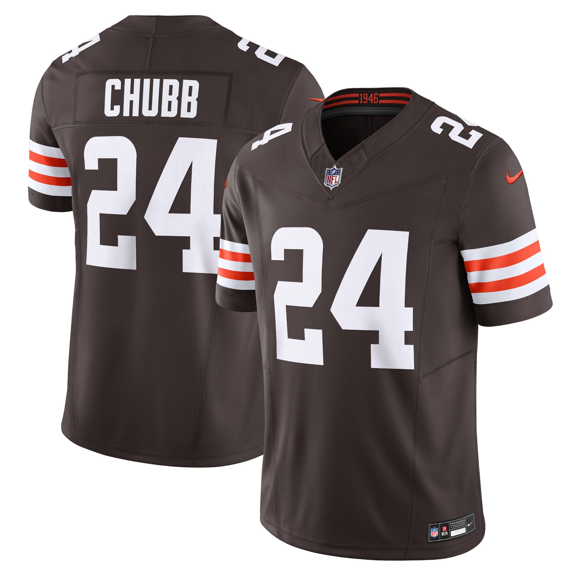 Nick Chubb Cleveland Browns Nike Vapor F.U.S.E. Limited Jersey   Brown