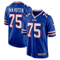 Men s Nike Greg Van Roten Royal Buffalo Bills Game Player Jersey