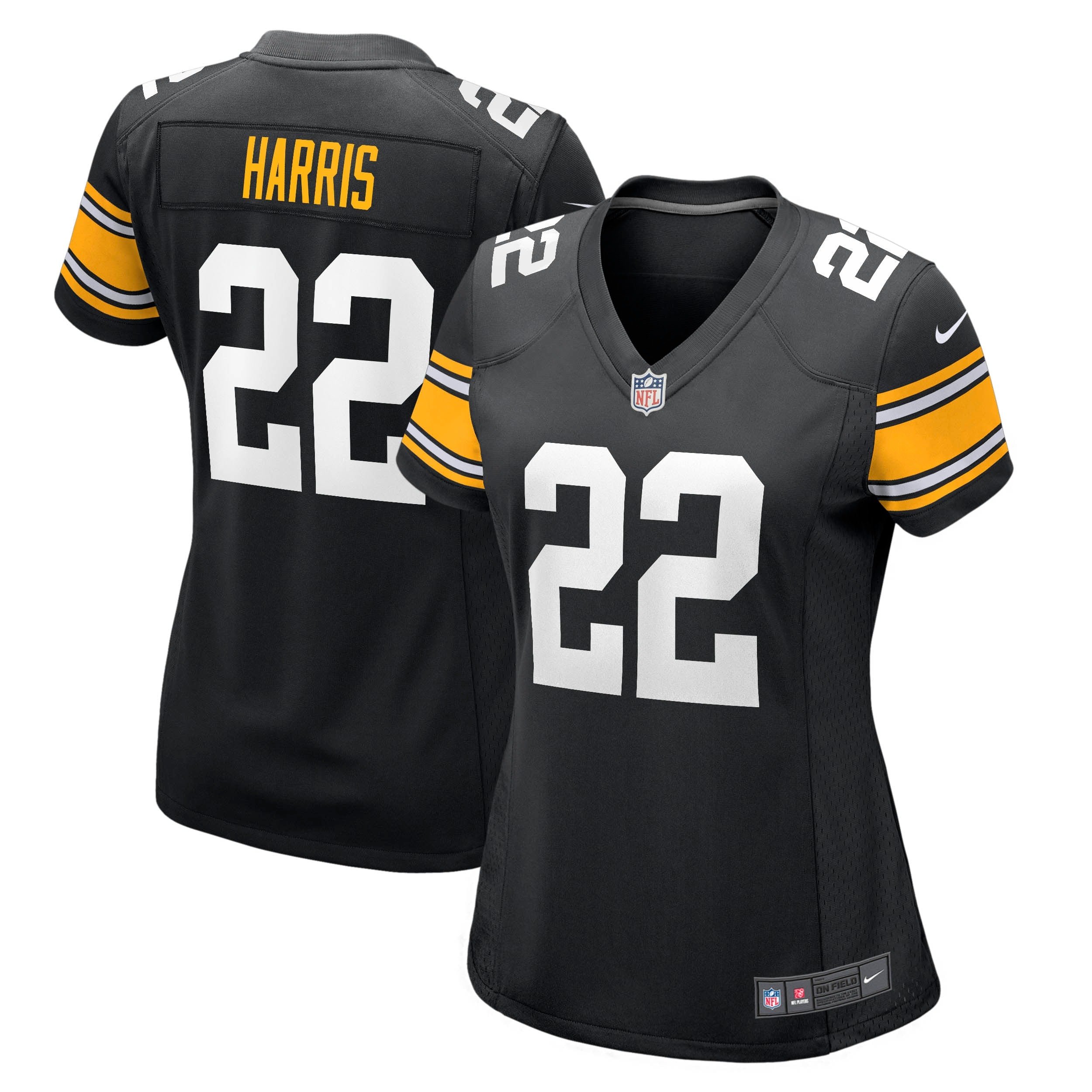 Najee Harris Pittsburgh Steelers Nike Women s Game Player Jersey   Black