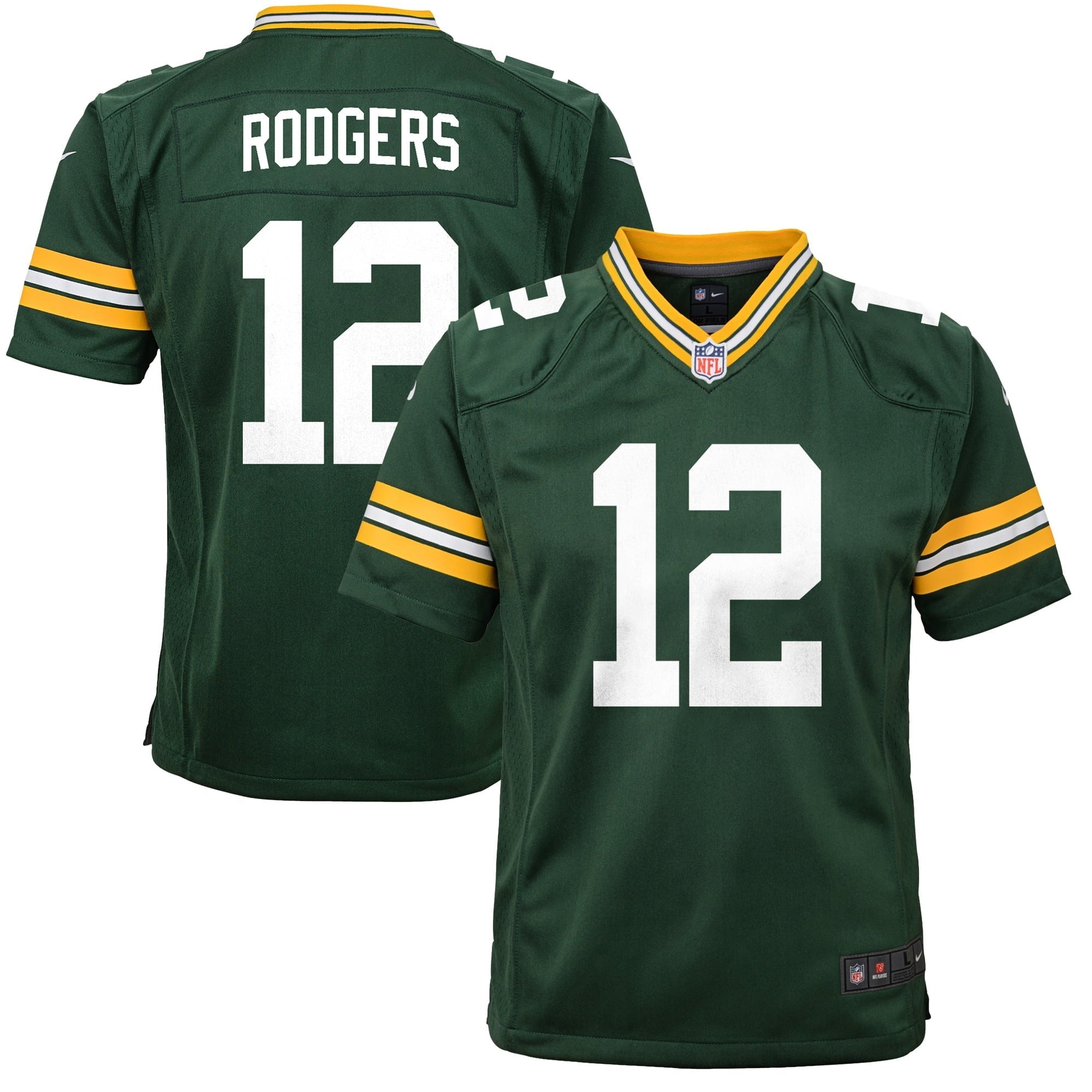 Youth Nike Aaron Rodgers Green Green Bay Packers Game Jersey