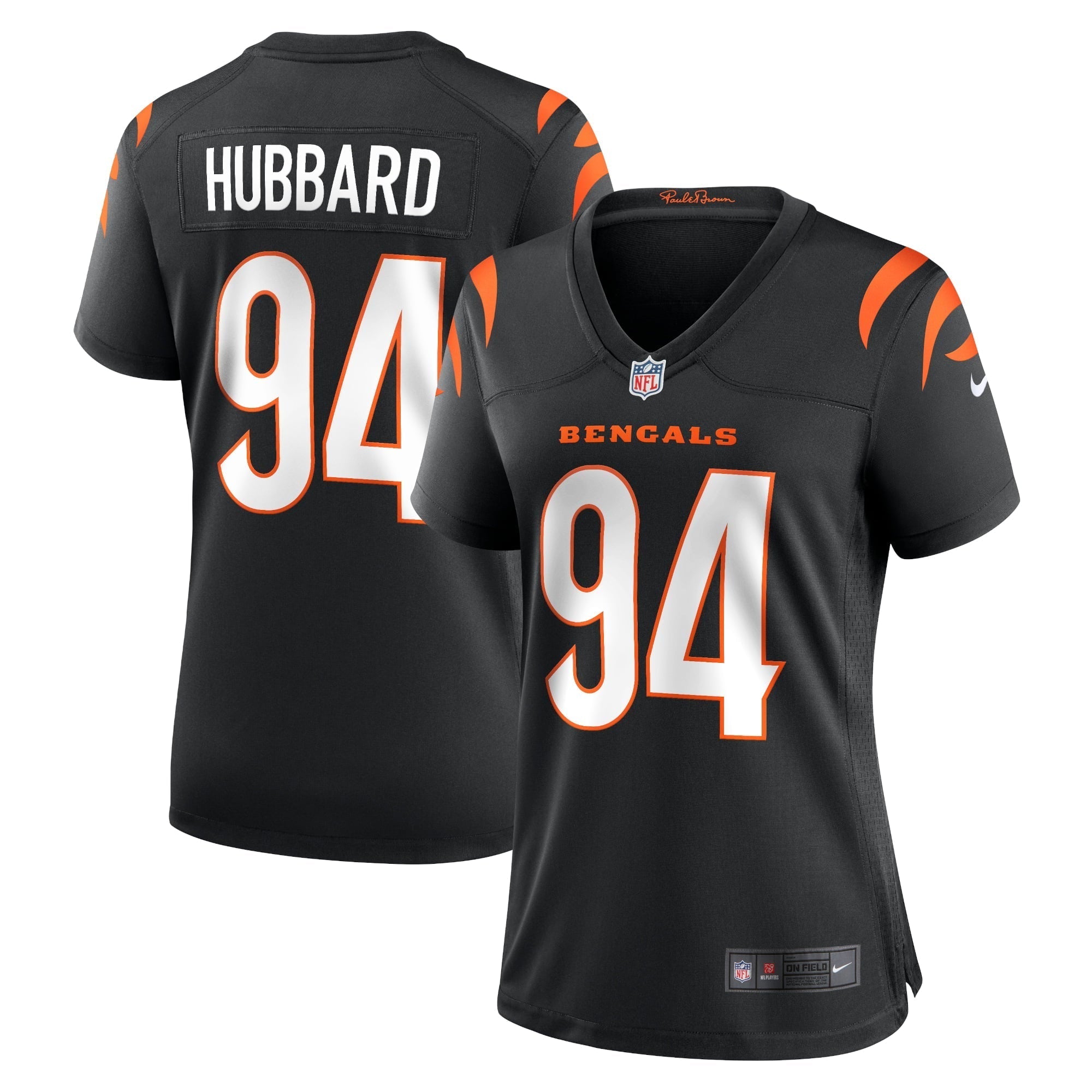 Women s Nike Sam Hubbard Black Cincinnati Bengals Player Game Jersey