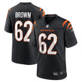 Men s Nike Ben Brown Black Cincinnati Bengals Game Player Jersey