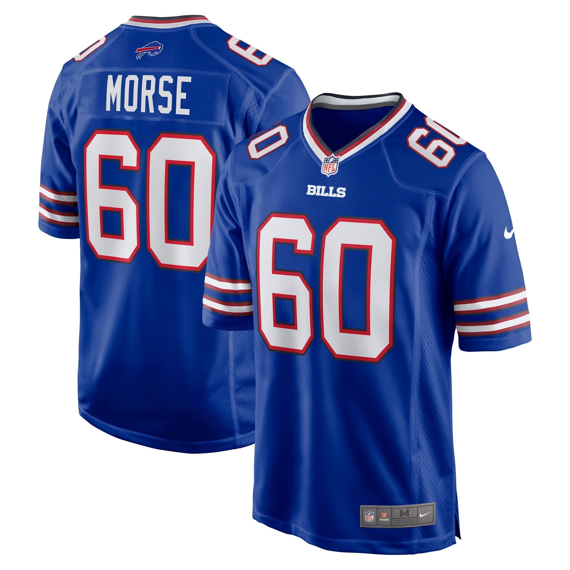 Men s Nike Mitch Morse Royal Buffalo Bills Game Player Jersey