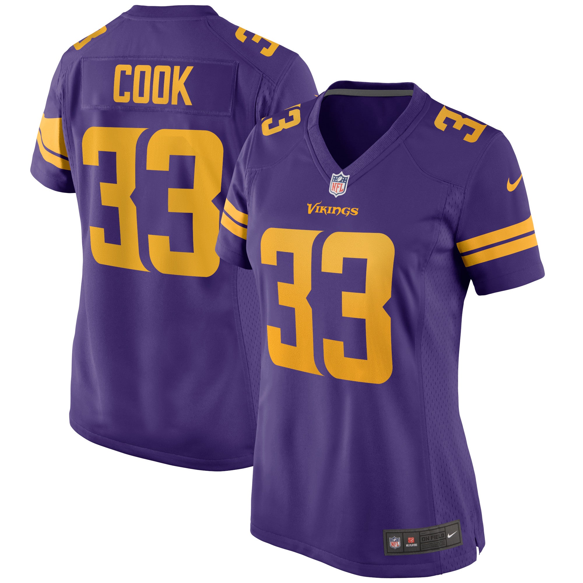 Dalvin Cook Minnesota Vikings Nike Women s Alternate Game Jersey   Purple
