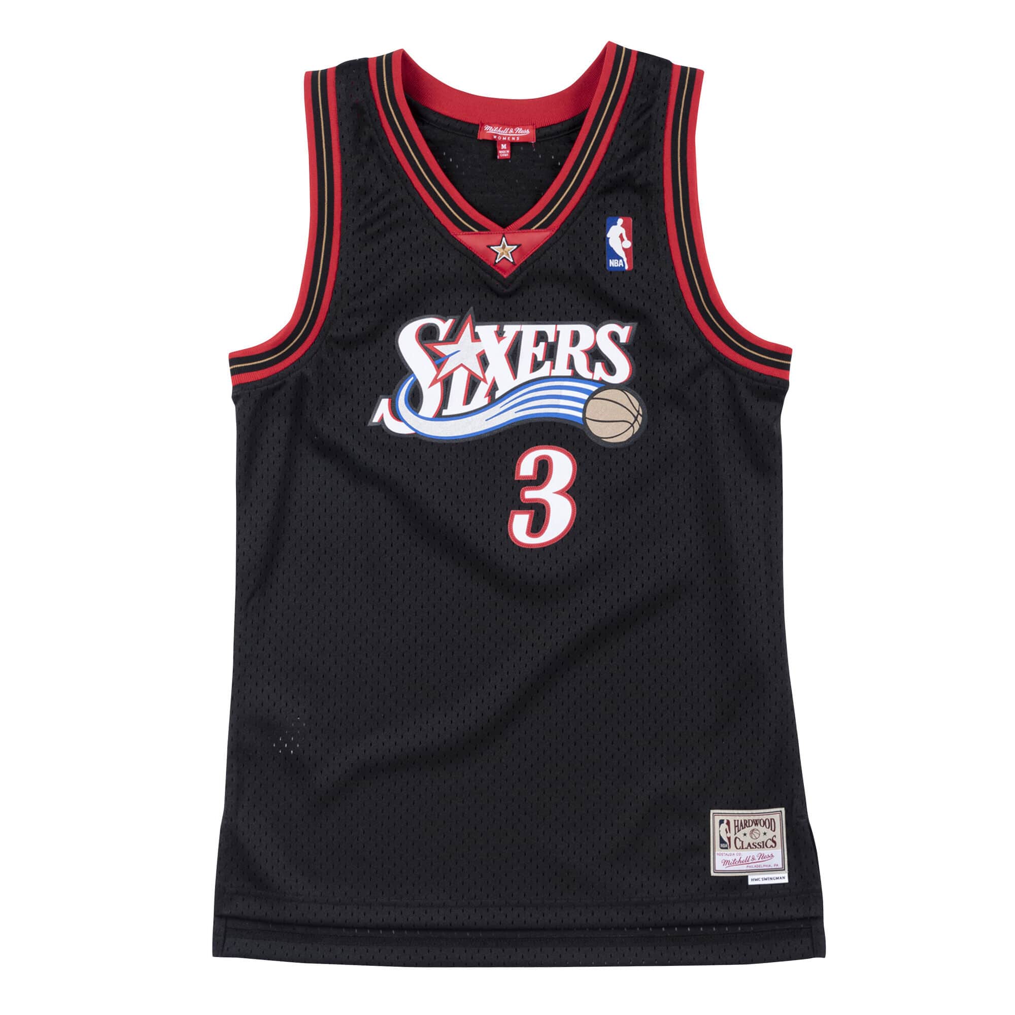 Women's Swingman Jersey Philadelphia 76ers 2000-01 Allen Iverson