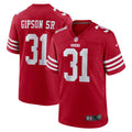 Tashaun Gipson Sr. San Francisco 49ers Nike Home Game Player Jersey   Scarlet