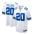 Men s Nike Tony Pollard White Dallas Cowboys Game Player Jersey