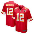Men s Nike Shane Buechele Red Kansas City Chiefs Game Player Jersey