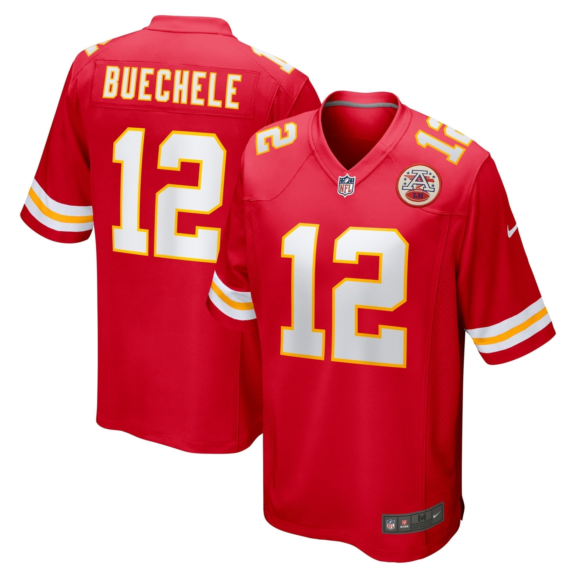 Men s Nike Shane Buechele Red Kansas City Chiefs Game Player Jersey