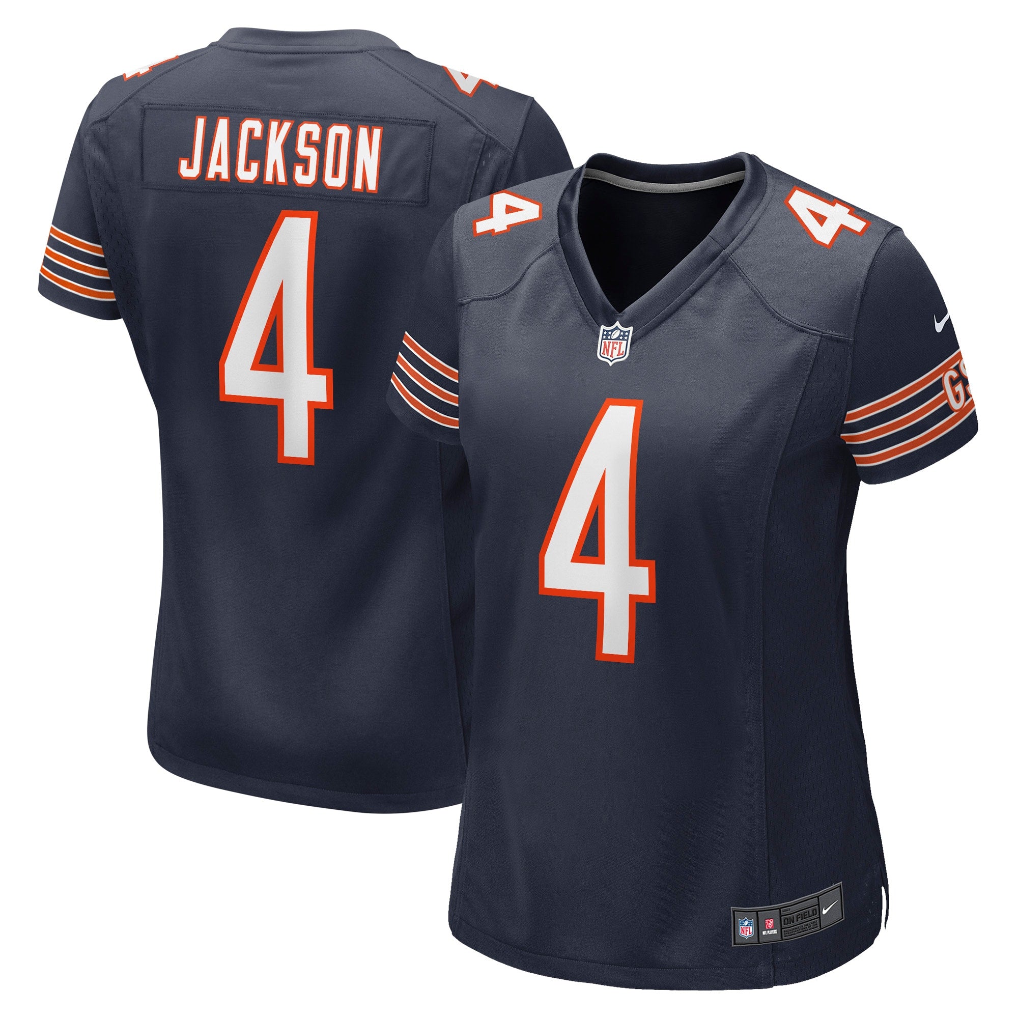Eddie Jackson Chicago Bears Nike Women s Game Player Jersey   Navy
