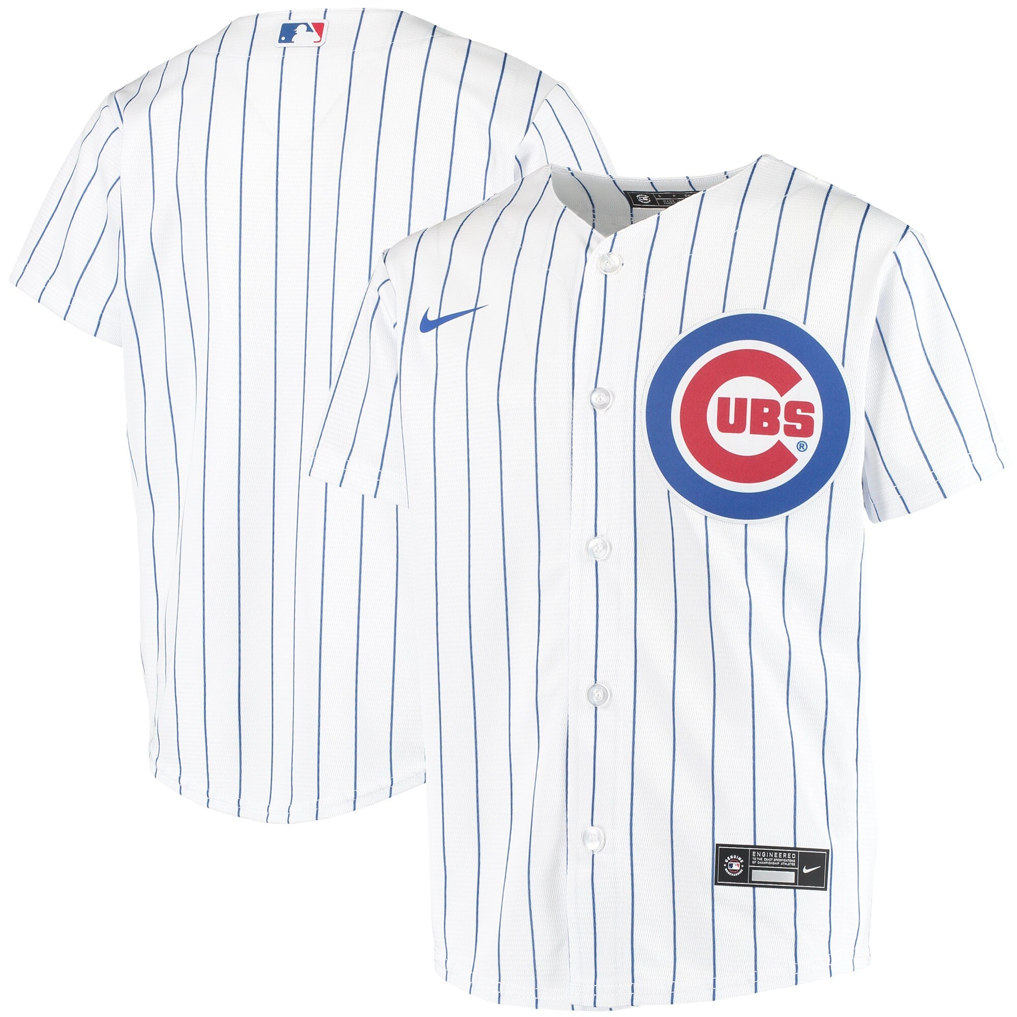 Chicago Cubs Youth Nike Home Pinstripe Replica Jersey