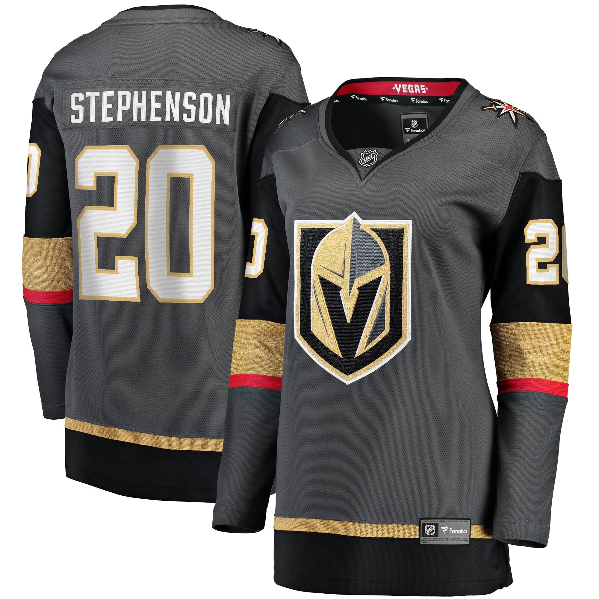Women's Fanatics Branded Chandler Stephenson Gray Vegas Golden Knights Home Breakaway Player Jersey