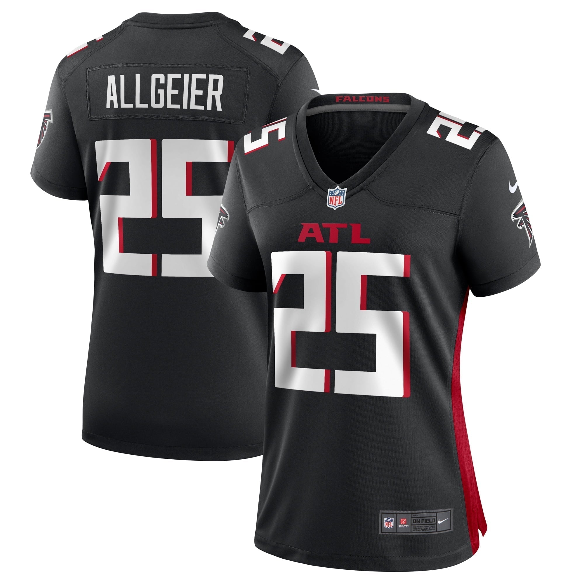 Women s Nike Tyler Allgeier Black Atlanta Falcons Player Game Jersey