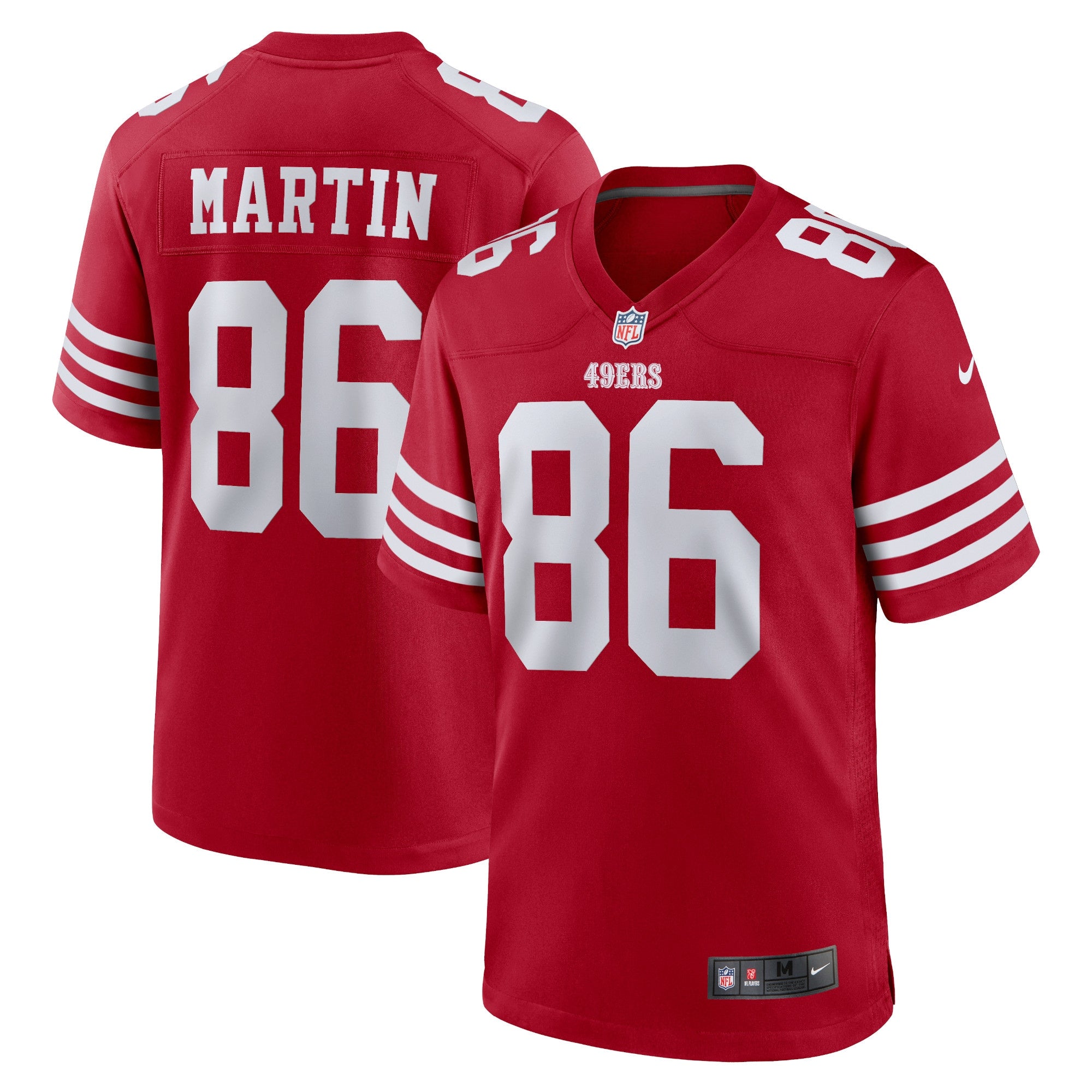 Tay Martin San Francisco 49ers Nike Home Game Player Jersey   Scarlet