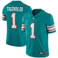 Tua Tagovailoa Miami Dolphins Nike Alternate Vapor Limited Jersey   Aqua