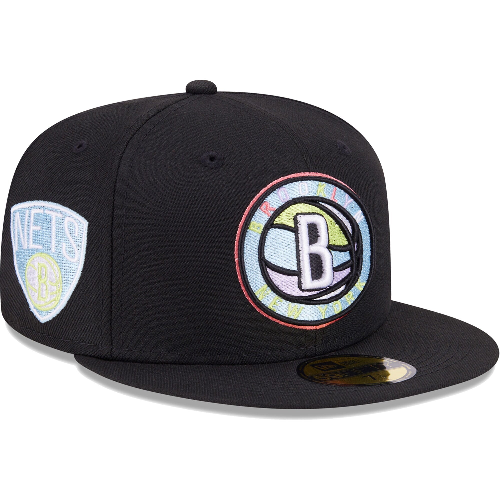 Brooklyn Nets New Era Color Pack 59FIFTY Fitted Hat - Black
